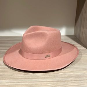 gigi pip monroe rancher hat in dusty pink